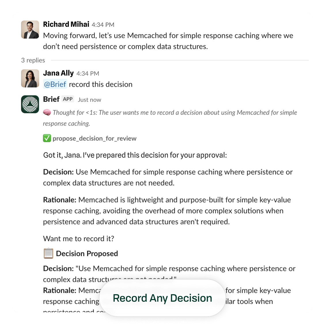 Decision captured from Slack with full context